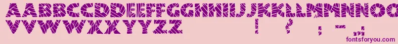 JmhMummyFill Font – Purple Fonts on Pink Background