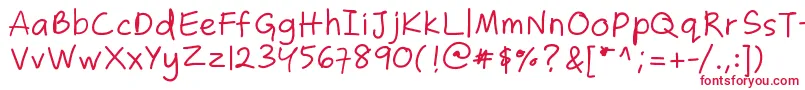 Zakirahscasual Font – Red Fonts