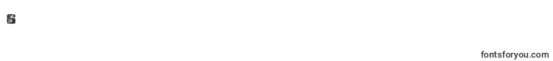 RhShmatter-Schriftart – Schriften für die Ziffer 6