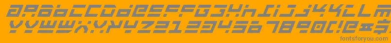 Więcej informacji o czcionce Rocktbi Czcionka Rocktbi – szare czcionki na pomarańczowym tle