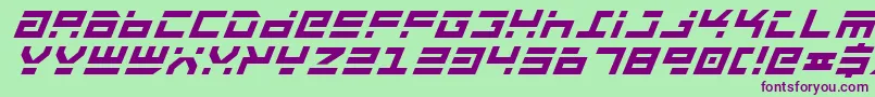 Подробнее о шрифте Rocktbi Шрифт Rocktbi – фиолетовые шрифты на зелёном фоне