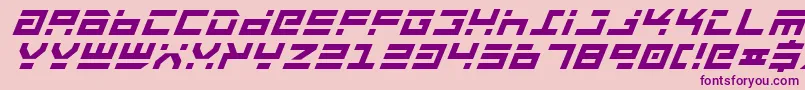Rocktbi Font – Purple Fonts on Pink Background