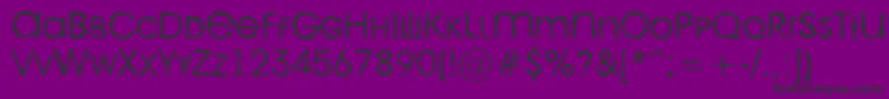 AAvantecpslcbrkLight Font – Black Fonts on Purple Background