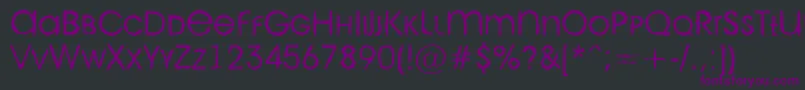AAvantecpslcbrkLight Font – Purple Fonts on Black Background
