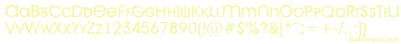 AAvantecpslcbrkLight Font – Yellow Fonts