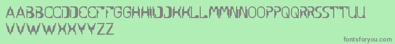 UnderStand Font – Gray Fonts on Green Background