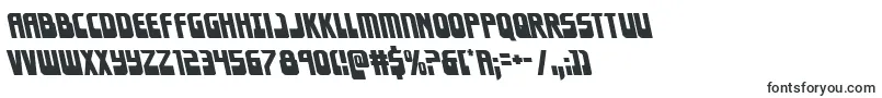Шрифт Eldebaranleft – промышленные шрифты