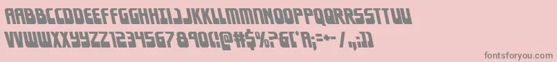 Eldebaranleft Font – Gray Fonts on Pink Background