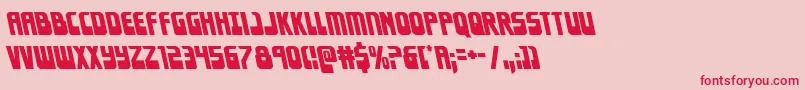 Eldebaranleft Font – Red Fonts on Pink Background