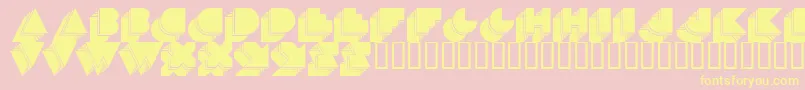 En savoir plus sur la police MaduoEtra Police MaduoEtra – polices jaunes sur fond rose