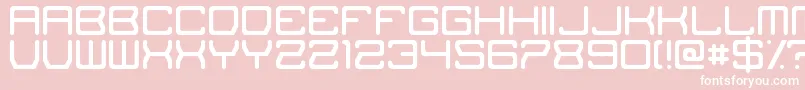 TheMissingLink Font – White Fonts on Pink Background