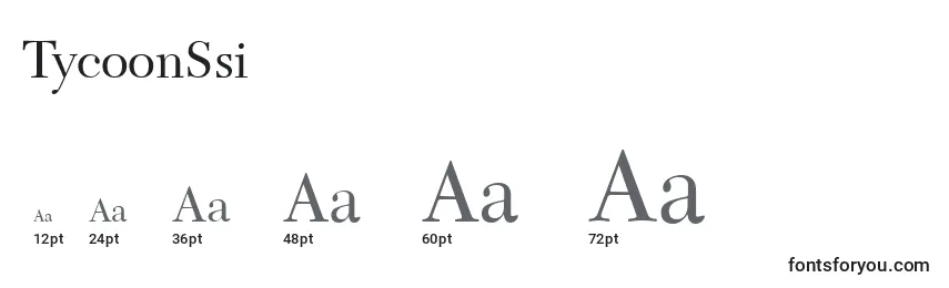 TycoonSsi Font Sizes