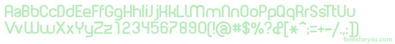 PlanetEstyle Font – Green Fonts on White Background