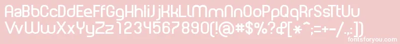Weitere Informationen zur PlanetEstyle-Schriftart PlanetEstyle-Schriftart – Weiße Schriften auf rosa Hintergrund