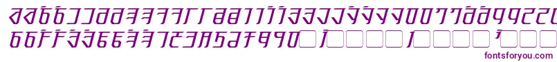 ExoditeItalic-fontti – violetit fontit