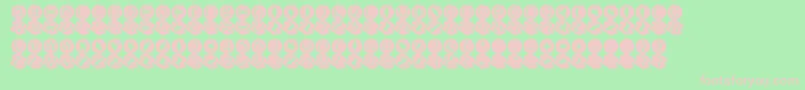 MashyBongGossip Font – Pink Fonts on Green Background