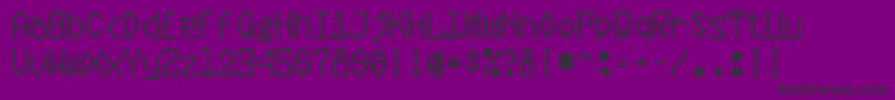 Plasmati Font – Black Fonts on Purple Background