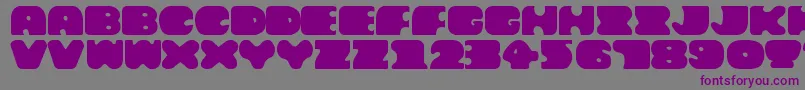 Momagrape Font – Purple Fonts on Gray Background