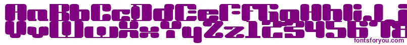 Drvinyl Font – Purple Fonts on White Background