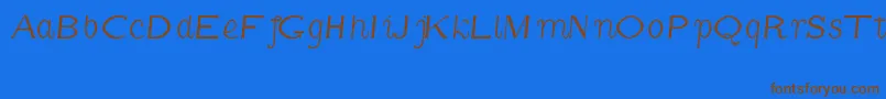 Más sobre la fuente CmFunnyItalic fuente CmFunnyItalic – Fuentes Marrones Sobre Fondo Azul