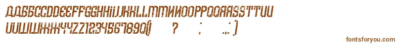 ArmeniaGrungeItalic Font – Brown Fonts