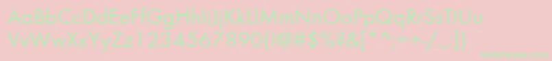 BelmarNormal Font – Green Fonts on Pink Background