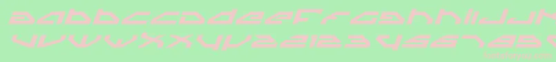 SpylordBoldExpandedItalic Font – Pink Fonts on Green Background