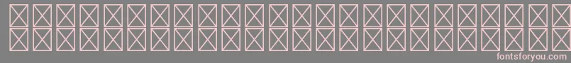 RyodispstdMedium Font – Pink Fonts on Gray Background