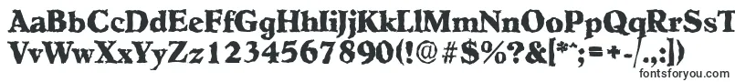 HobokenrandomXboldRegular-fontti – Alkavat H:lla olevat fontit