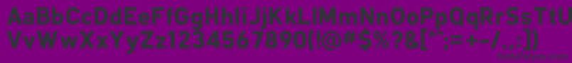 KlimaBold Font – Black Fonts on Purple Background