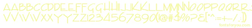 Envision Font – Yellow Fonts