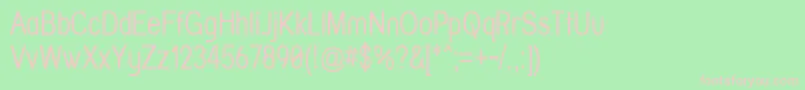 Strvarn Font – Pink Fonts on Green Background