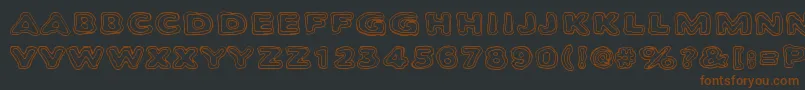 Lisätietoja Bambiraptor-fontista Bambiraptor-fontti – ruskeat fontit mustalla taustalla