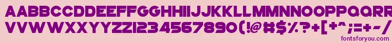 SuperstarX Font – Purple Fonts on Pink Background