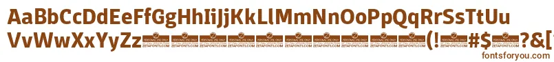 DomotikaBoldTrial Font – Brown Fonts on White Background