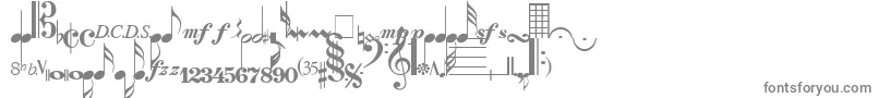 fuente SaxNViolinsLightSsiLight – Fuentes Grises