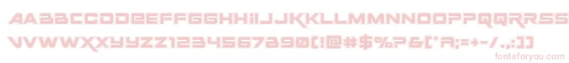 Spacerangeracad Font – Pink Fonts on White Background