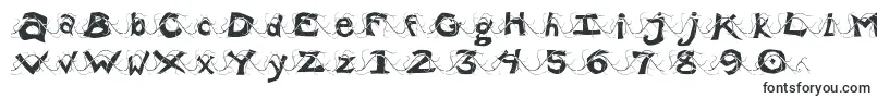 Шрифт Wlentanglemental – шрифты, начинающиеся на W