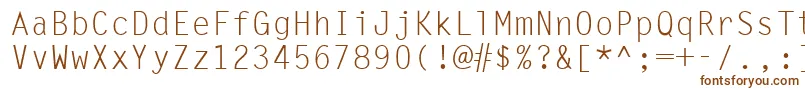 Ukrmonospaced Font – Brown Fonts