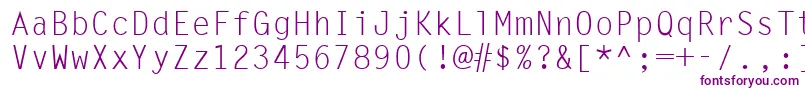 Ukrmonospaced Font – Purple Fonts