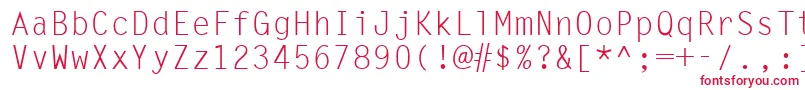 Ukrmonospaced Font – Red Fonts