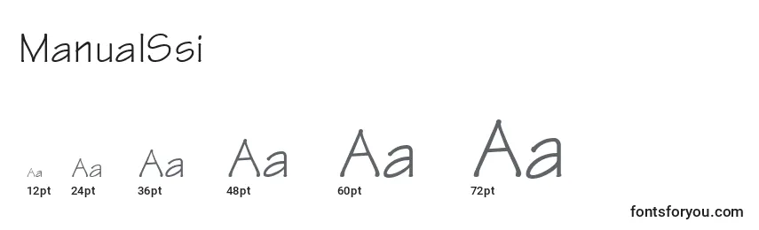 ManualSsi Font Sizes
