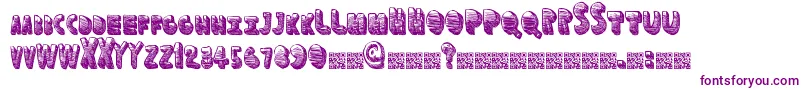 Funspace-fontti – violetit fontit