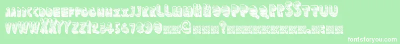 More about Funspace Font Funspace Font – White Fonts on Green Background