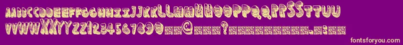 More about Funspace Font Funspace Font – Yellow Fonts on Purple Background