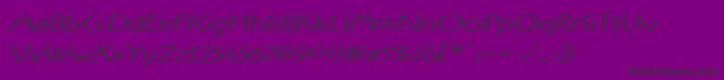 RxOnefive Font – Black Fonts on Purple Background