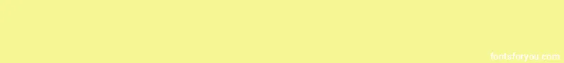 Postcrypt Font – White Fonts on Yellow Background