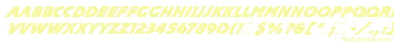 SlipstreamLetPlain Font – Yellow Fonts