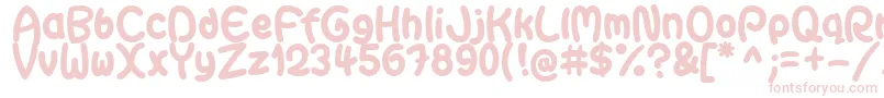 GaiteraBallDemoFfp Font – Pink Fonts on White Background