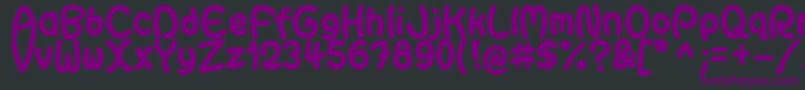 GaiteraBallDemoFfp Font – Purple Fonts on Black Background